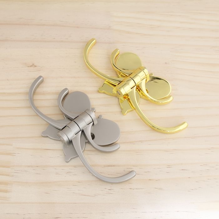 나비 옷걸이 유광골드 2