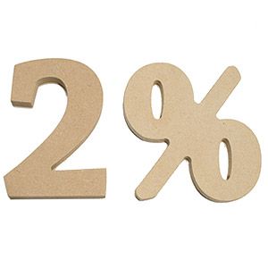 포크아트 (110x110mm) 특수문자 이니셜(initial) 마침표 2