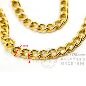 금색 사슬 1M당 2