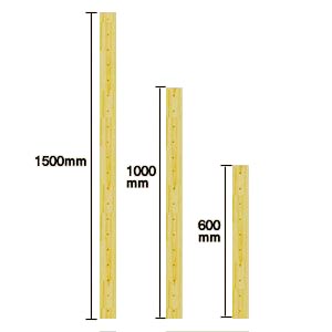 위티모던 기둥 폭 50mm(홀8mm 간격 64mm) 길이 600~1800mm 2