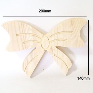 원목 리본 장식 손잡이 대용가능 두께(15mm) 2