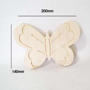 원목 나비 문양 중 손잡이 대용가능 두께(15mm) 2