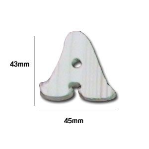 미송 이니셜(5mm) 큐티체 대문자A 2