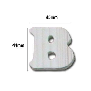 미송 이니셜(5mm) 큐티체 대문자B 2