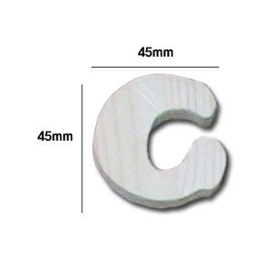 미송 이니셜(5mm) 큐티체 대문자C 2