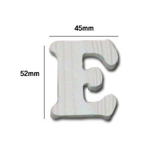미송 이니셜(5mm) 큐티체 대문자E 2