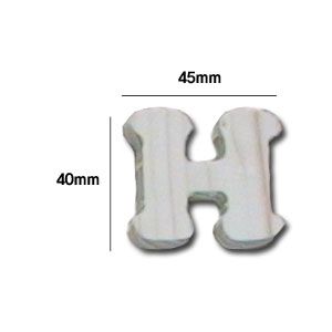 미송 이니셜(5mm) 큐티체 대문자H 2