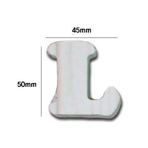 미송 이니셜(5mm) 큐티체 대문자L 2