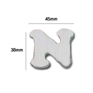 미송 이니셜(5mm) 큐티체 대문자N 2