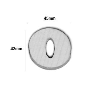 미송 이니셜(5mm) 큐티체 대문자O 2