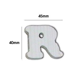 미송 이니셜(5mm) 큐티체 대문자R 2