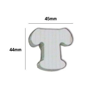 미송 이니셜(5mm) 큐티체 대문자T 2