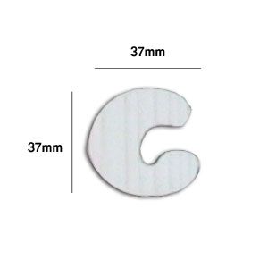 미송 이니셜(5mm) 큐티체 소문자c 2