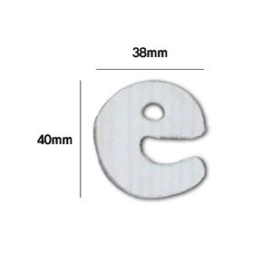 미송 이니셜(5mm) 큐티체 소문자e 2