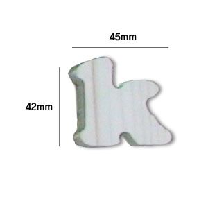 미송 이니셜(5mm) 큐티체 소문자k 2