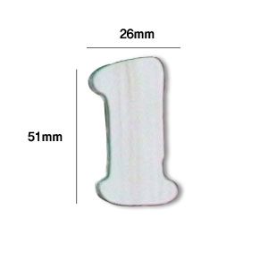 미송 이니셜(5mm) 큐티체 소문자l 2