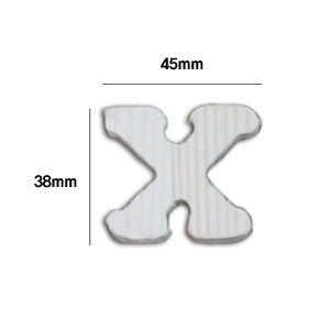 미송 이니셜(5mm) 큐티체 소문자x 2