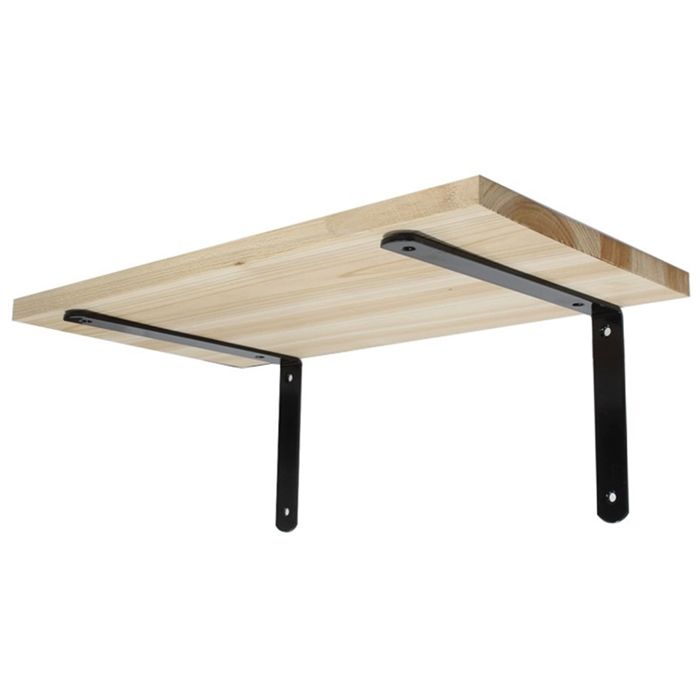 까치발 베이직 심플 선반대 (블랙 100X150mm) 2