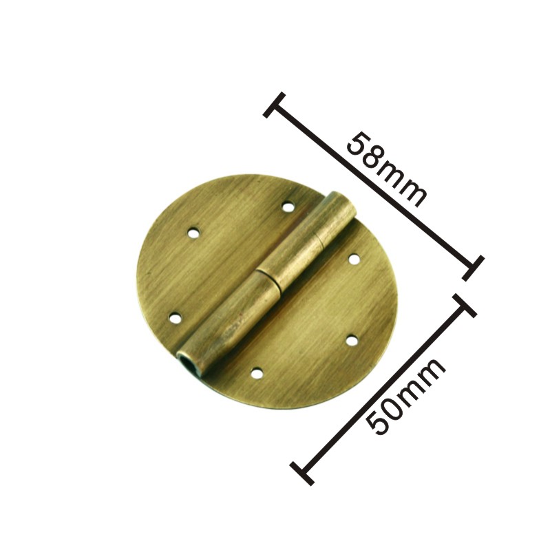고가구 라운드경첩(순동) 58X50mm 2