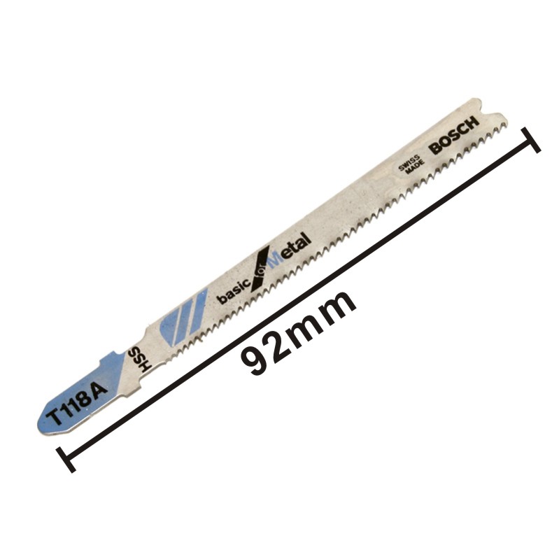 직소날 BOSCH 직선,고운절단 금속용 T118A 2