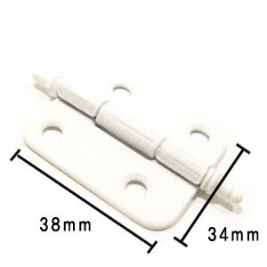 우아미 나비경첩 백색분체 62mmX43mm 2