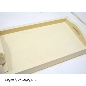원목 쟁반 트레이 대 (짜임가공) 4