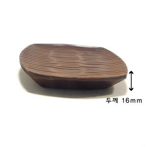 포크아트 줄기 찻잔 받침 (대)두께(15mm) 2
