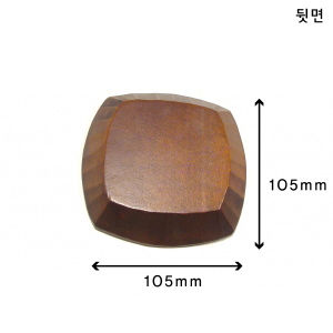 포크아트 줄기 찻잔 받침 (대)두께(15mm) 3