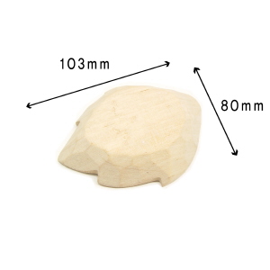포크아트 원목 나뭇잎 찻잔 받힘 (소) 2