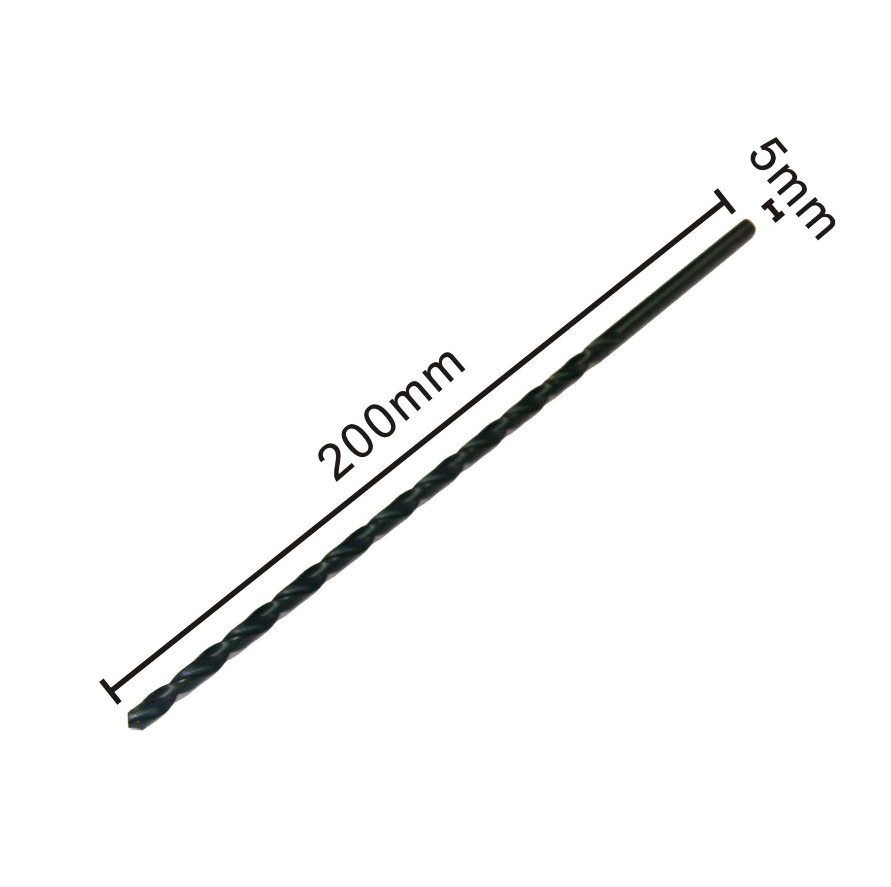 국내산 KS 철판드릴날(철재,목재용) 5X200mm 2