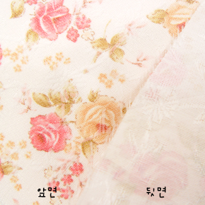 잔꽃 핑크 [쟈가드]  페브릭 폭 155 cm 1m 당 2