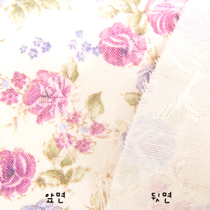 잔꽃 바이올렛 [쟈가드]  페브릭 폭 155 cm 1m 당 2