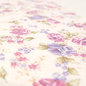 잔꽃 바이올렛 [쟈가드]  페브릭 폭 155 cm 1m 당 3