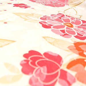 다알리아 크림슨 [쟈가드]  페브릭 폭 155 cm 1m 당 3