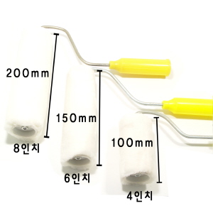 페인트 유성수성 겸용로라 100mm 4인치 2