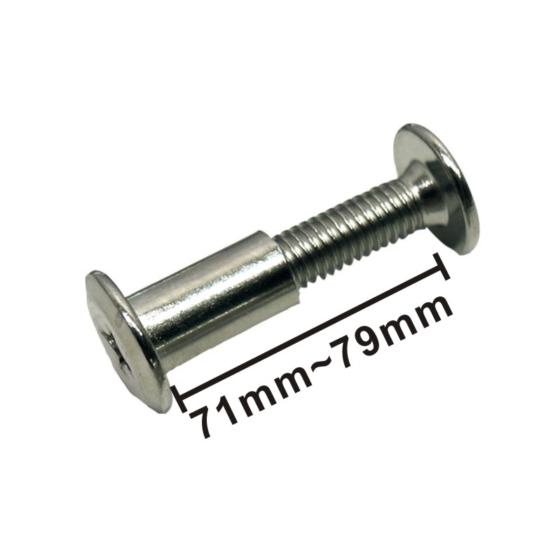 가구연결볼트너트 지름 6mm  연결가능폭 71-79mm 2