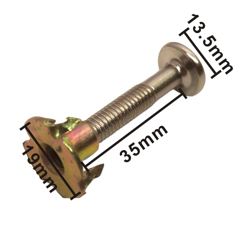가시너트 볼트셋 지름 6mm 연결가능최대폭 -35mm 2