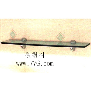 세면대 선반용 그린색유리 선반 40cmX13cm 8mm 2