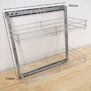 싱크대용 바구니 LT망 폭300mm 장용 2