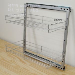 싱크대용 바구니 LT망 폭300mm 장용 3