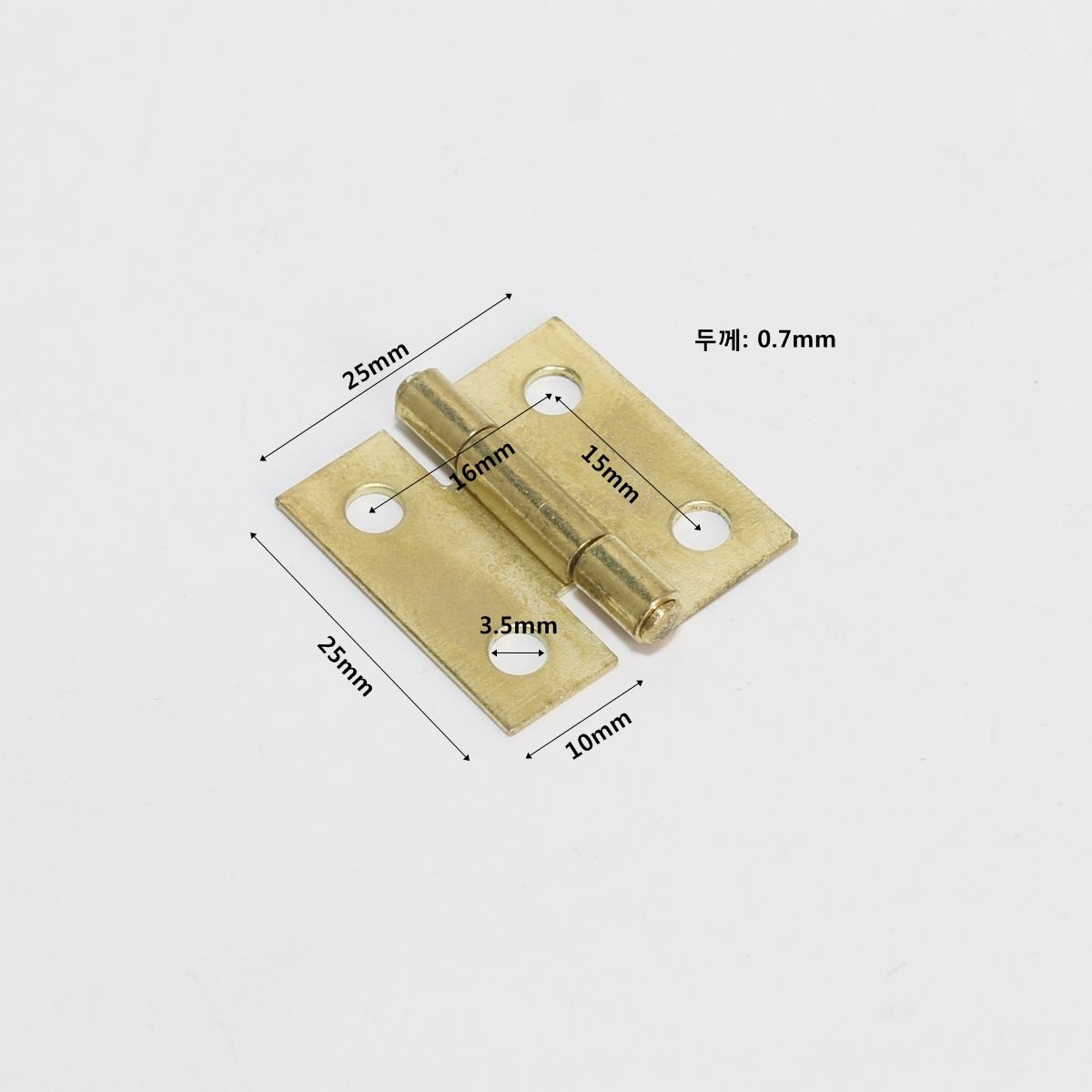 골드경첩 상패, 소품용 25X25mm 2