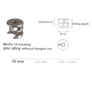 미니픽스 하우징(블랙) 15X14mm 2