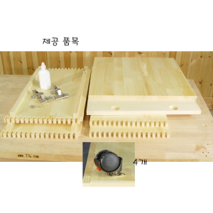 원목 짜임 토이박스(이동식,숨은바퀴)  3