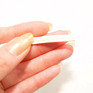 목걸이끈 레쟈 아이보리 5mm (P.U낚시줄) 1M당 3