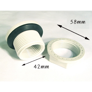 탱크피팅 25A 플라스틱 (통에 수도연결) 2