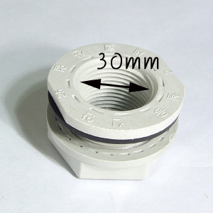 탱크피팅 25A 플라스틱 (통에 수도연결) 3