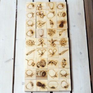 교육용 가베블럭 원목 과일＆채소 세트 2