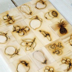 교육용 가베블럭 원목 과일＆채소 세트 3