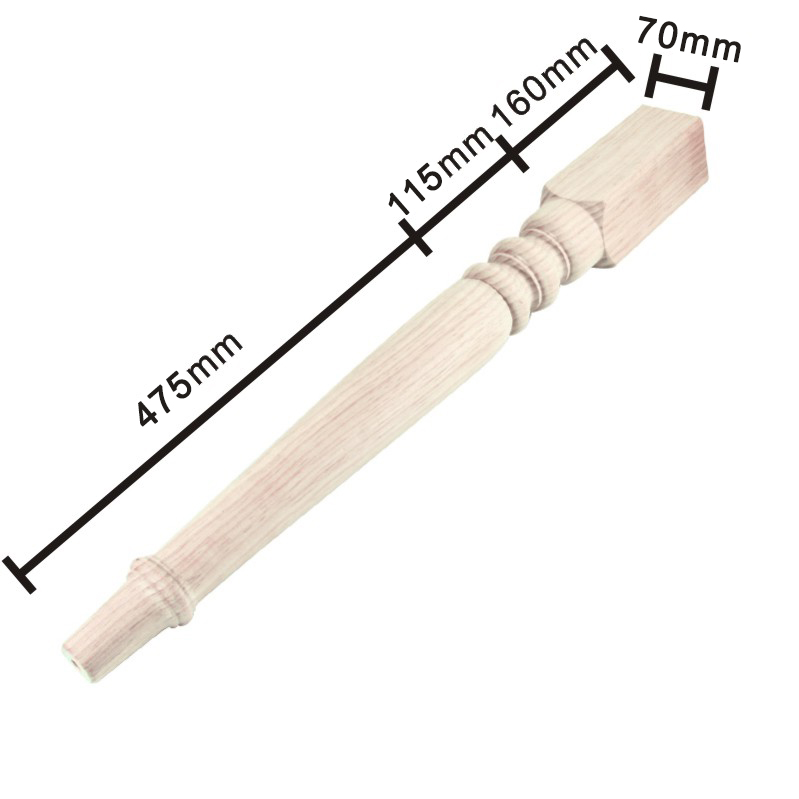 No.5 베이직 슬림 원목다리 750mm 2