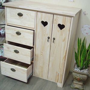 미첼 쥬니어장 4단 원목 18mm 3